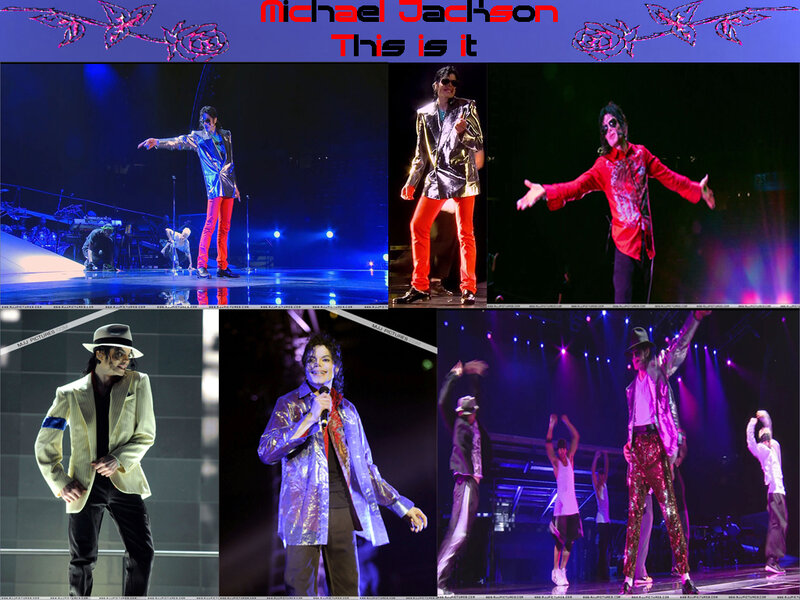 Michael Jackson performance collage
