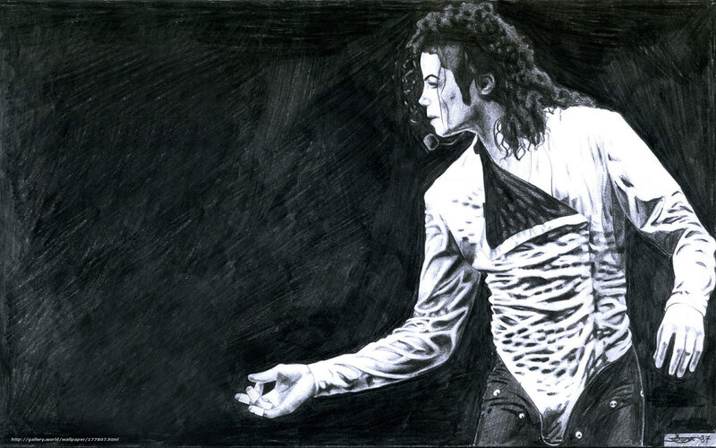 Michael Jackson performance sketch