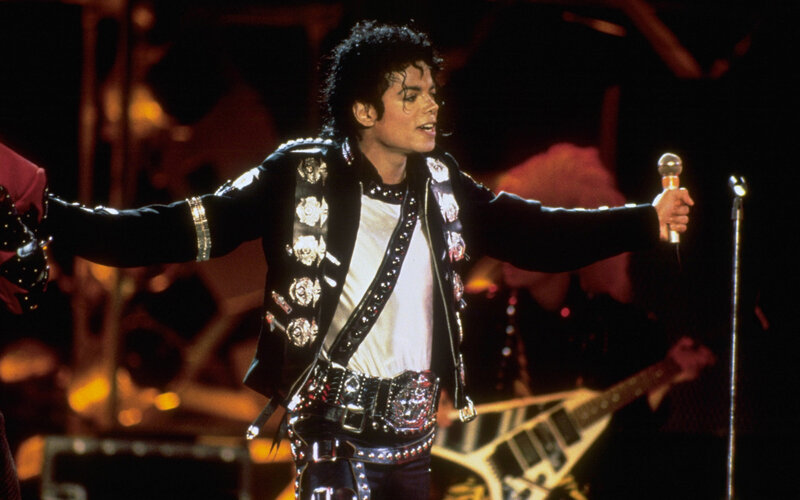 Michael Jackson Performing — Black, Energetic