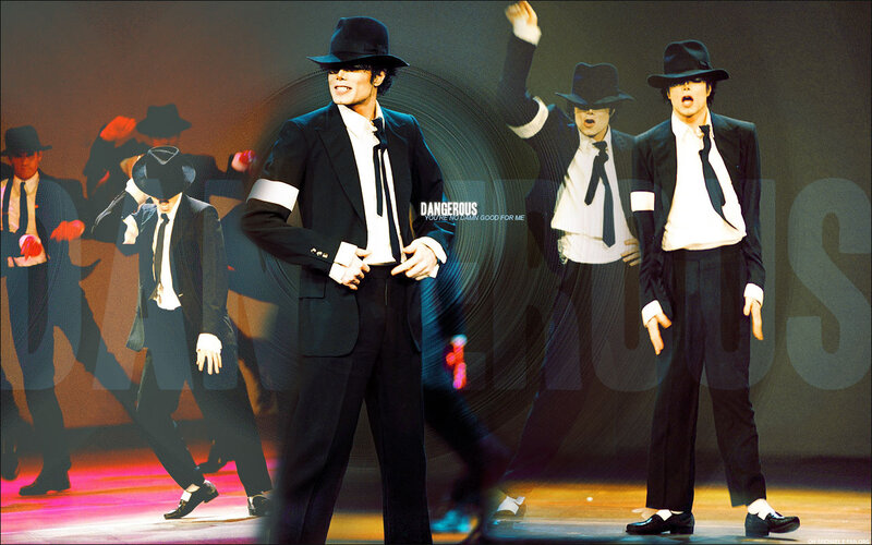 Michael Jackson performing Dangerous