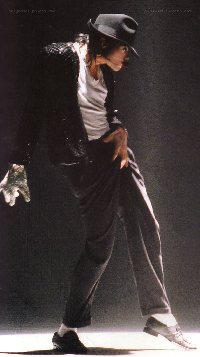 Michael Jackson performing Moonwalk