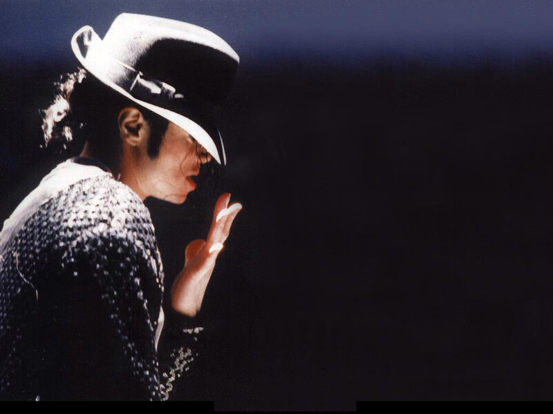 Michael Jackson performing on stage