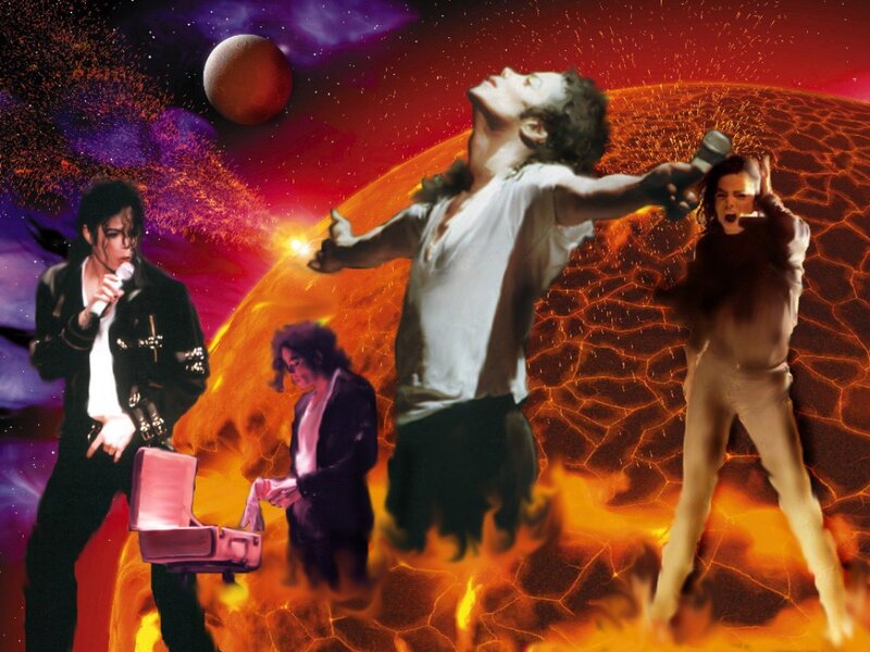 Michael Jackson Performing — Red