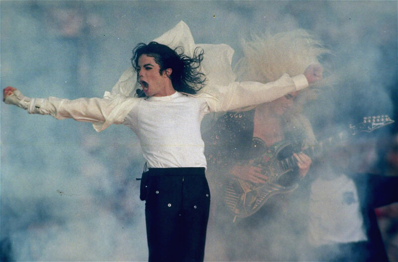 Michael Jackson Performing — White
