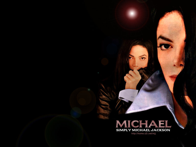 Michael Jackson Portrait — Black, Dramatic, Night, Photograph, Person