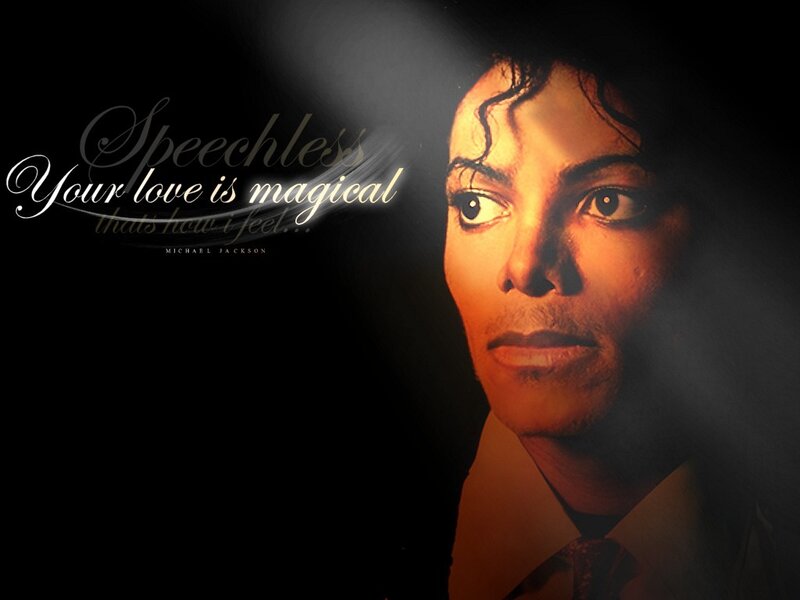 Michael Jackson Portrait — Black, Dramatic, Photograph, Text, Tie