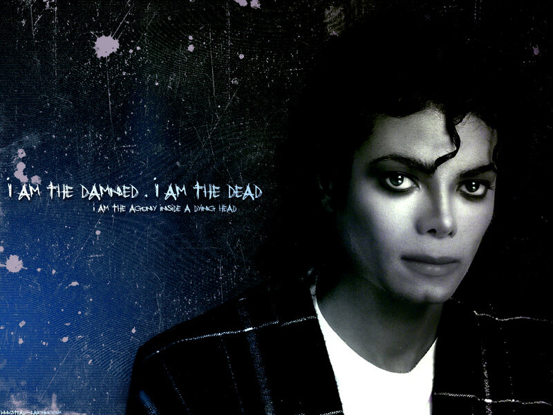 Michael Jackson Portrait — Black, Dramatic