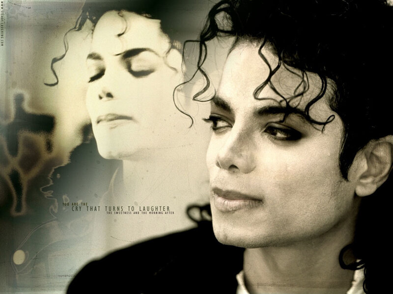 Michael Jackson Portrait — Black, Melancholic