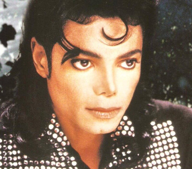 Michael Jackson Portrait — Black, Serious
