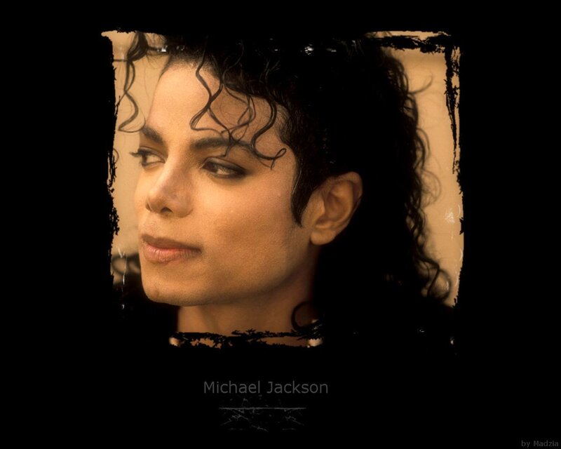 Michael Jackson Portrait — Black