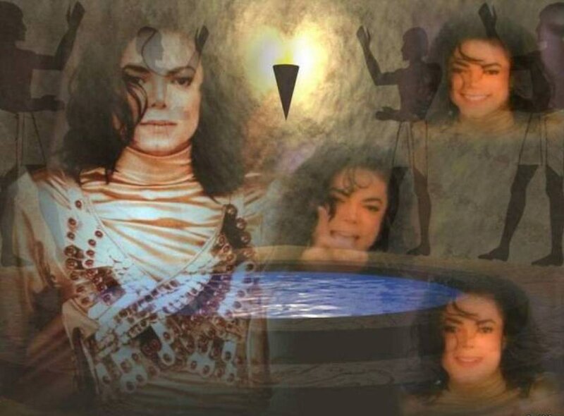 Michael Jackson Portrait — Brown, Dramatic, Digital Art