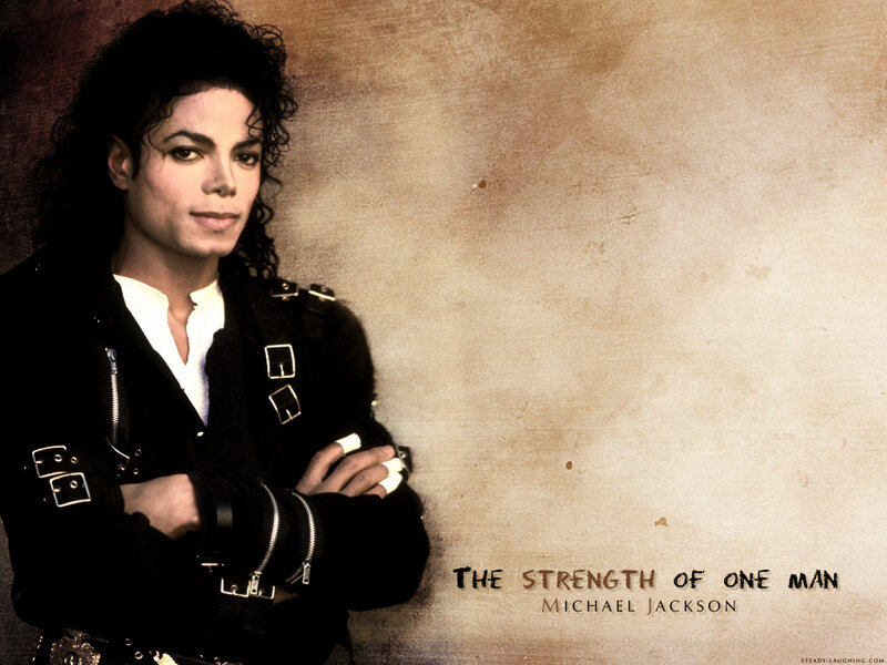 Michael Jackson Portrait — Brown