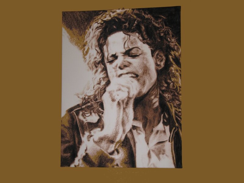 Michael Jackson portrait drawing