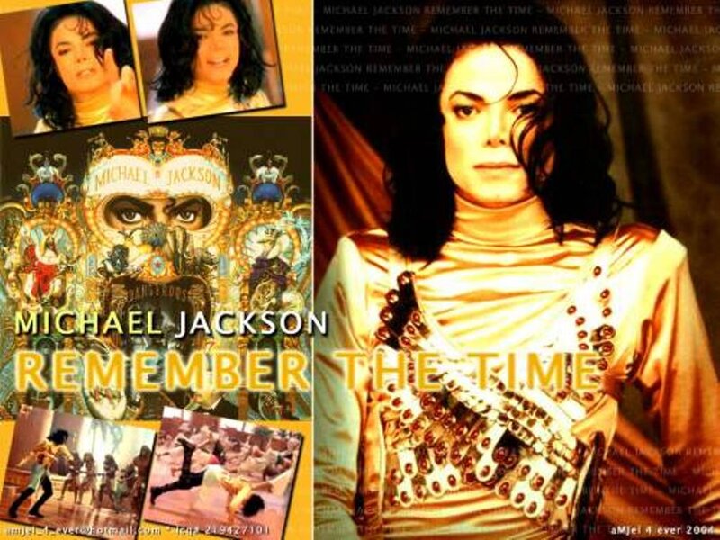Michael Jackson Portrait — Gold, Dramatic