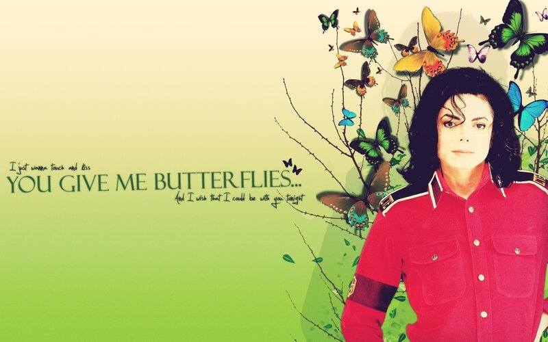 Michael Jackson Portrait — Green