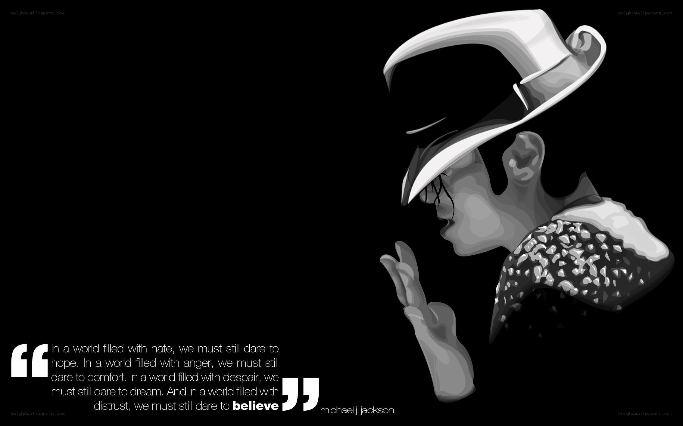 Michael Jackson quote art