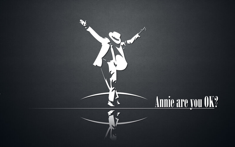 Michael Jackson silhouette art