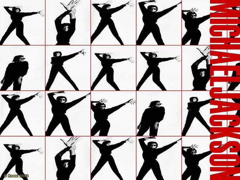 Michael Jackson Silhouette — Black