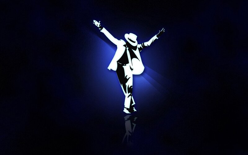 Michael Jackson silhouette dance