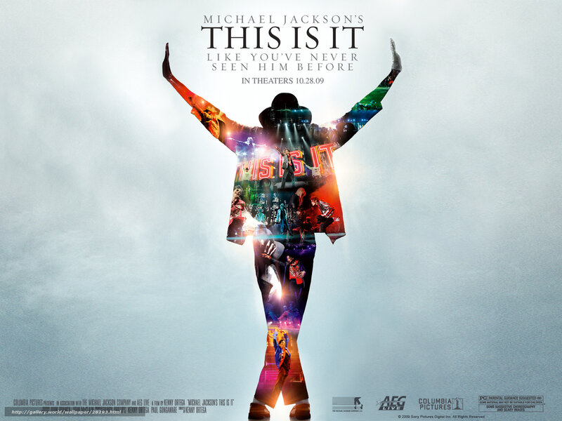 Michael Jackson Silhouette — White