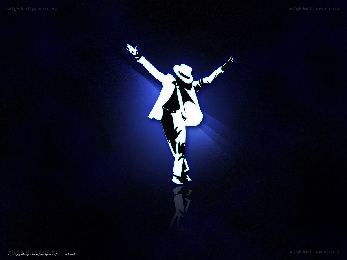 Michael Jackson silhouette