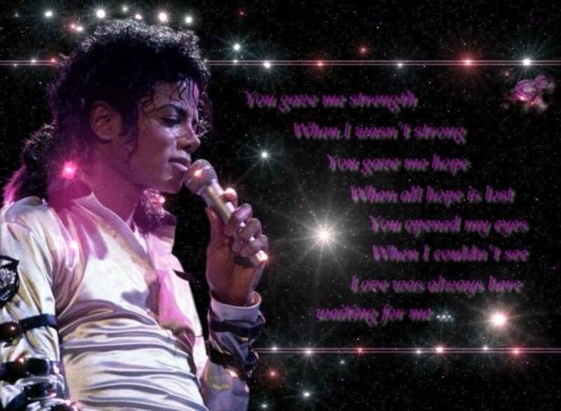 Michael Jackson Singing — Black