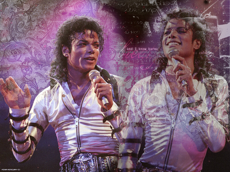 Michael Jackson Singing — Purple
