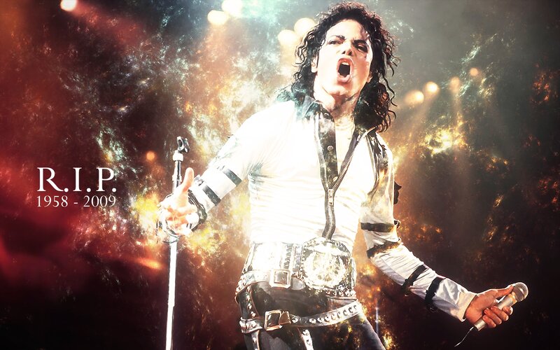 Michael Jackson Singing — White
