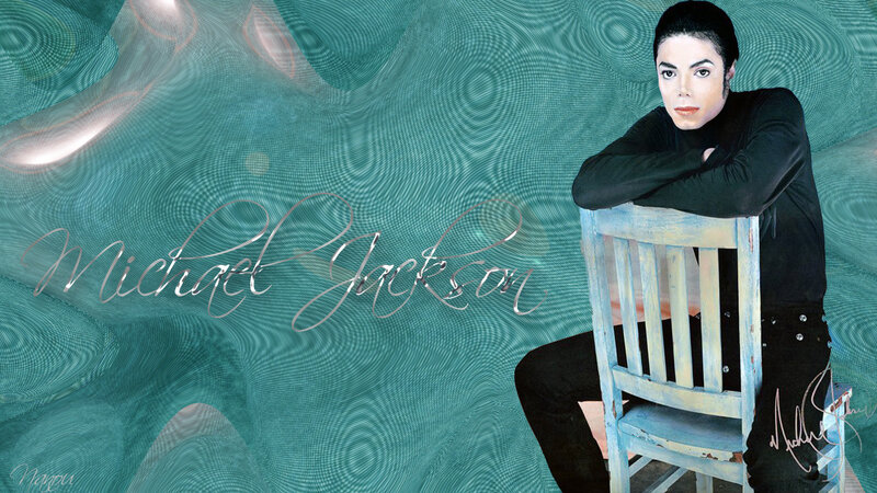 Michael Jackson Sitting