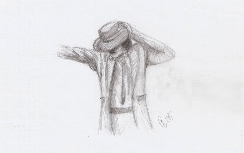 Michael Jackson sketch drawing