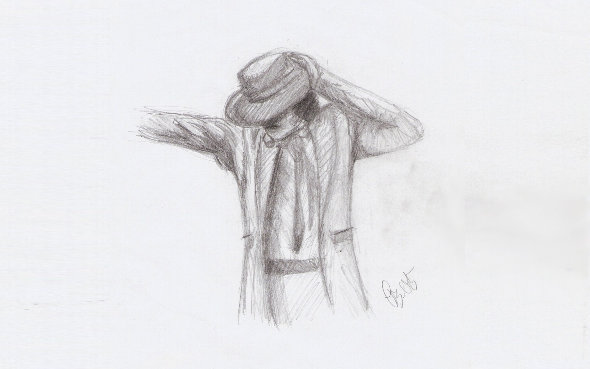 Michael Jackson sketch drawing