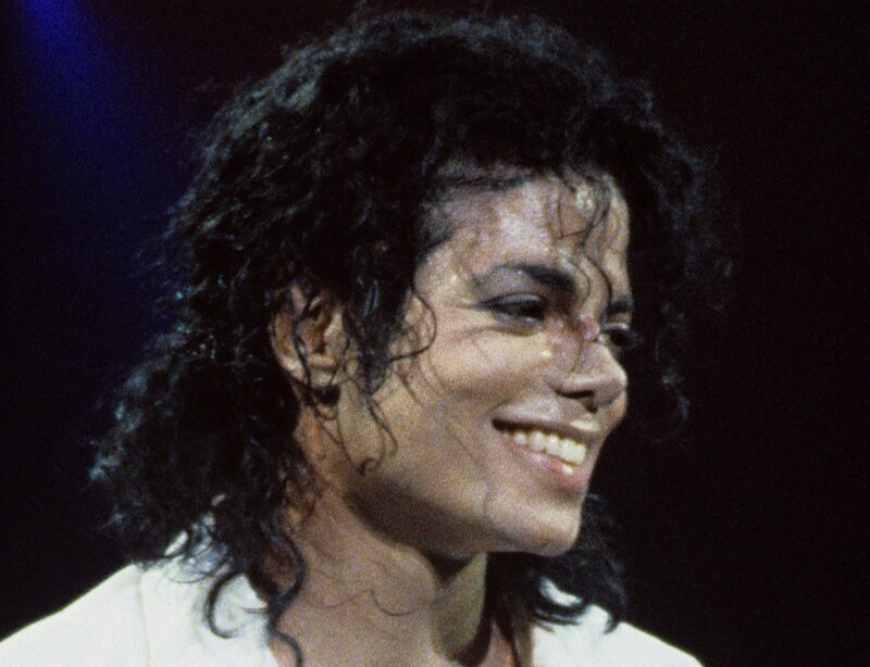 Michael Jackson Smiling — Black, Joyful