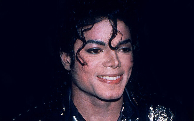 Michael Jackson Smiling — Black, Neutral