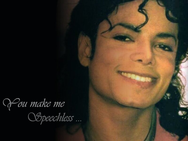 Michael Jackson Smiling — Black, Photograph