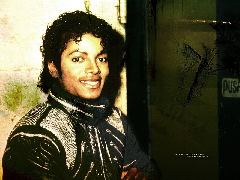 Michael Jackson Smiling — Black
