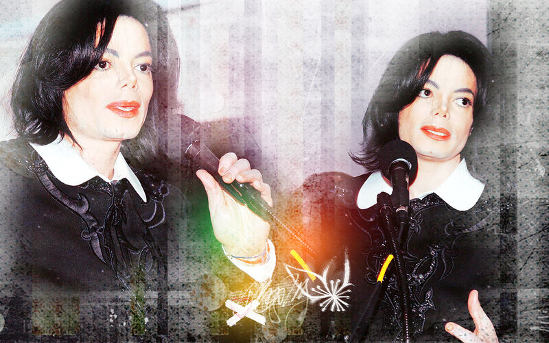Michael Jackson Speaking — Black