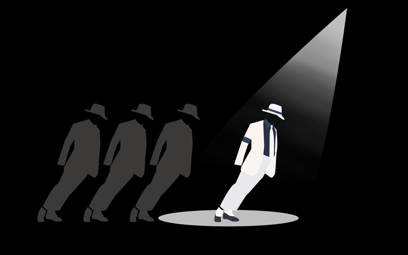 Michael Jackson spotlight performance