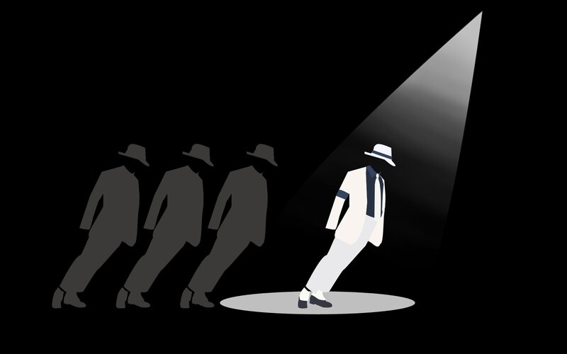 Michael Jackson spotlight performance
