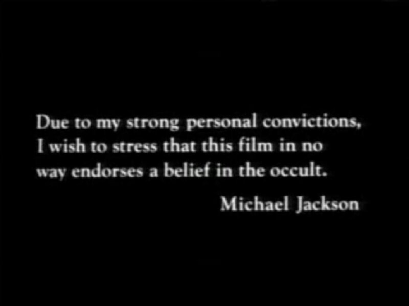 Michael Jackson statement