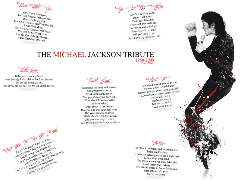 Michael Jackson Tribute — Black, Dramatic