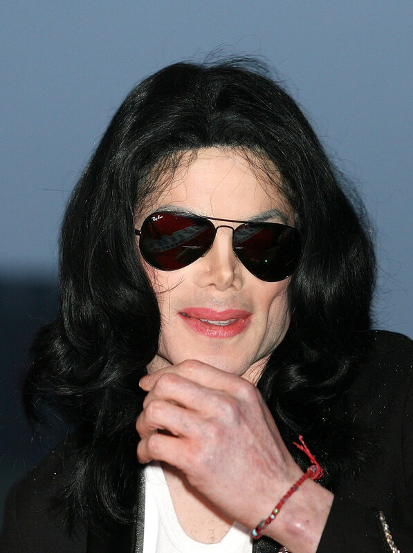 Michael Jackson wearing sunglasses