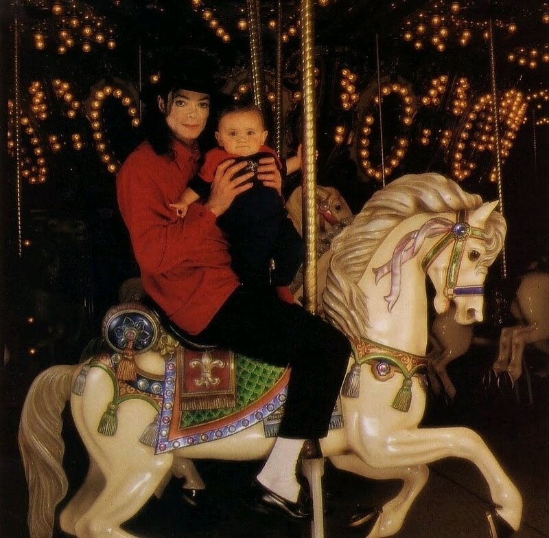 Michael Jackson with Child