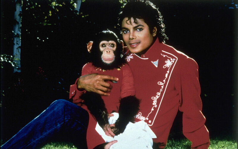 Michael Jackson with Monkey