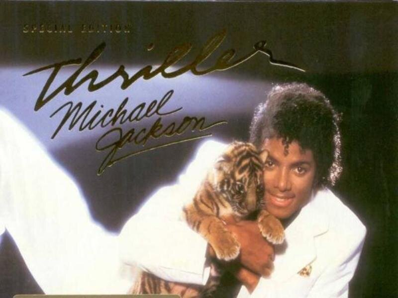 Michael Jackson with Tiger Cub