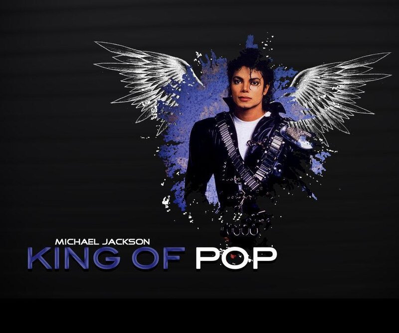 Michael Jackson with Wings