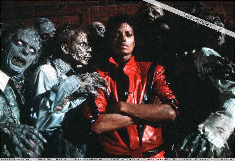 Michael Jackson with Zombies — Red
