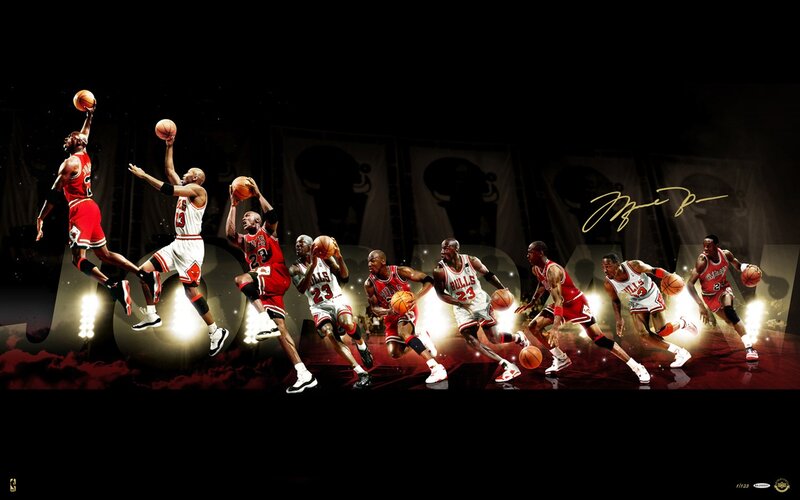Michael Jordan action montage