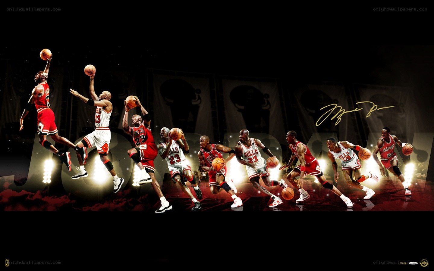 Michael Jordan action montage