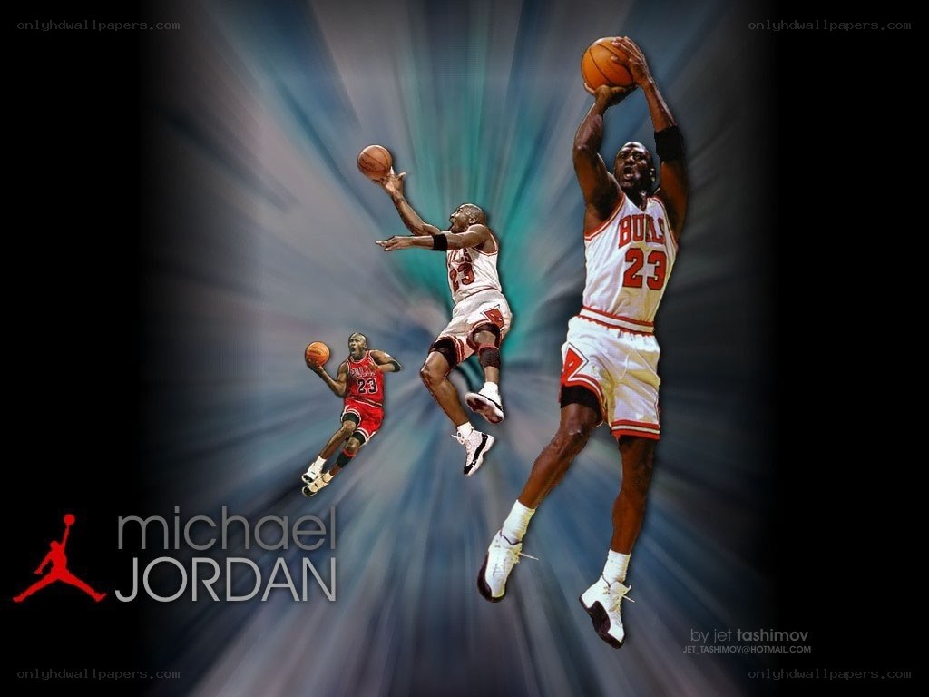 Michael Jordan basketball action