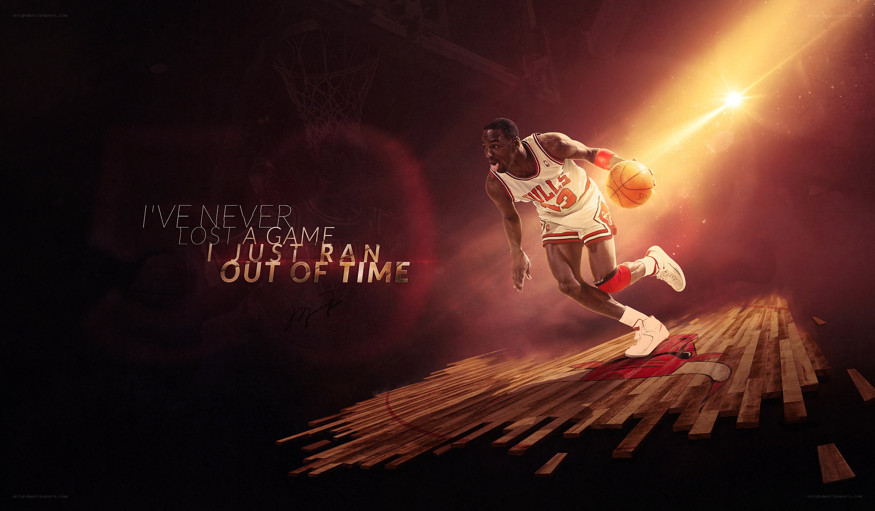 Michael Jordan basketball action